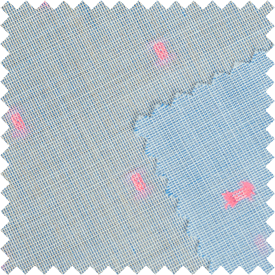 全棉色织提花剪花