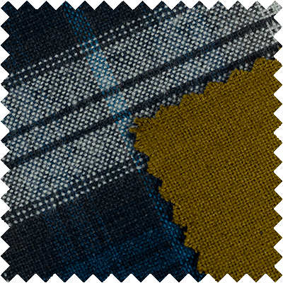 全棉色织双层布